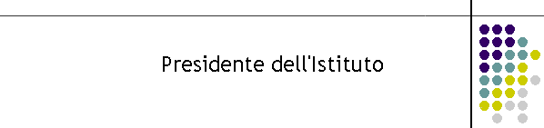 Presidente dell'Istituto